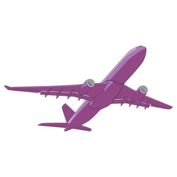 illustration airliner