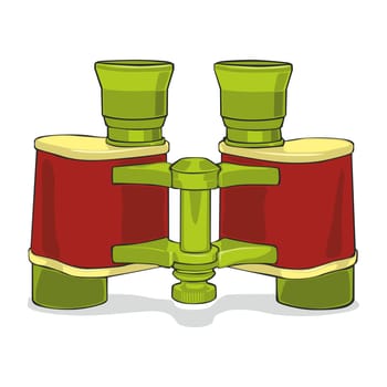 illustration isolated binoculars