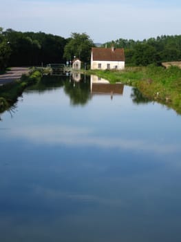 Canal du Centre in Burgundy