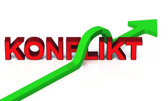 3D Conflict Resolution - Green Red