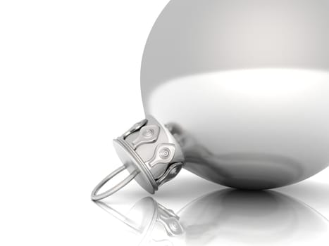 Christmas Ball - Silver Chrome 01