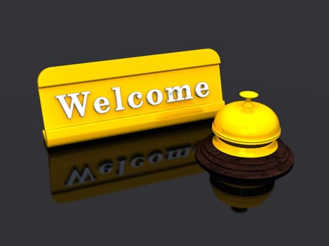 Welcome Concept - Gold on Black