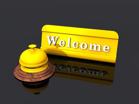 Welcome Concept - Gold on Black 09