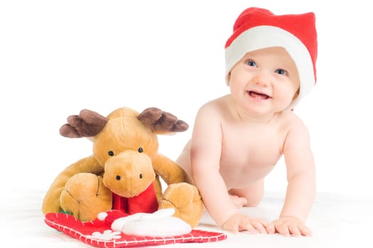 Baby with Santa Hat