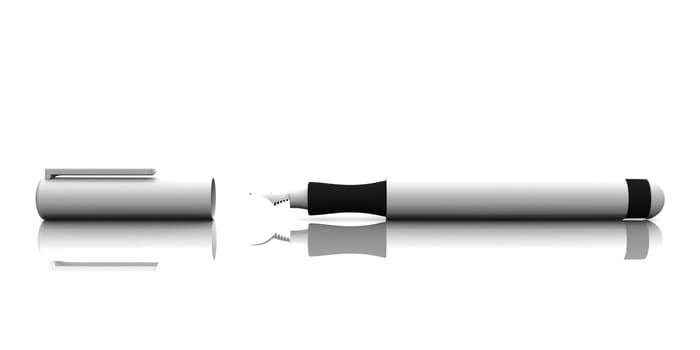 Silver Fountain Pen