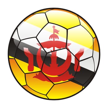 brunei flag on ball