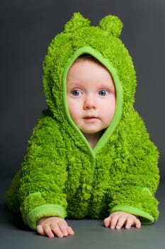 Baby in Frog Costume