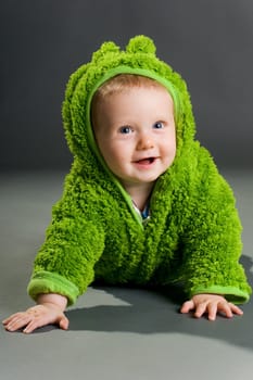 Baby in Frog Costume