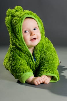 Baby in Frog Costume
