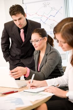 Business meeting - group of people in office