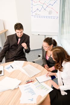 Business meeting - group of people in office