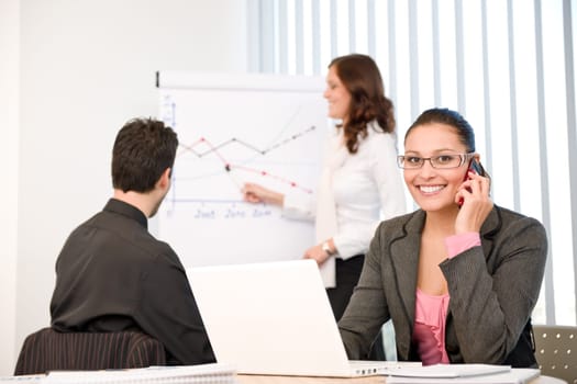 Business meeting - group of people in office