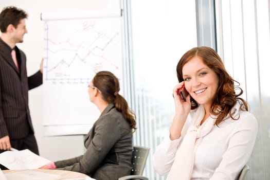 Business meeting - group of people in office