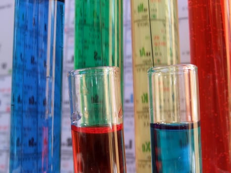 Colored Test Tubes