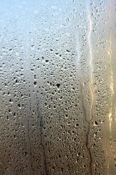 Colorful waterdrops