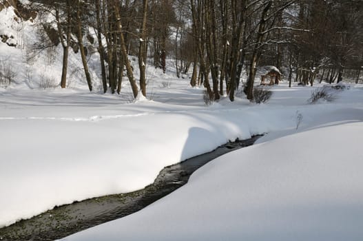 Stream in the Harz Mountains