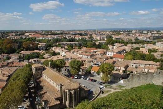 View over Carcassonne