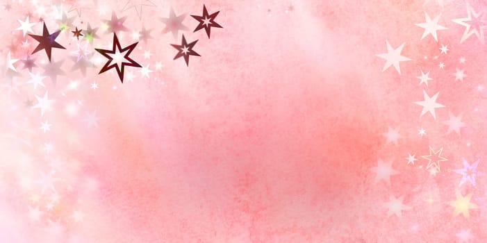 Watercolor - Abstract Stars Background