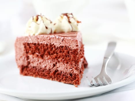 Delicious chocolate cake