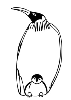 penguin with puppy