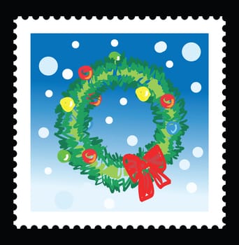 christmas stamp