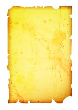 old ragged parchment