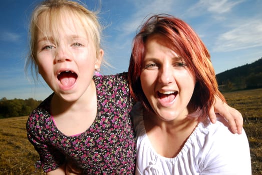 Mother and daughter