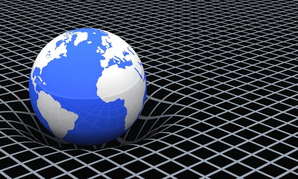 The Earth - The Space-Time Curvature