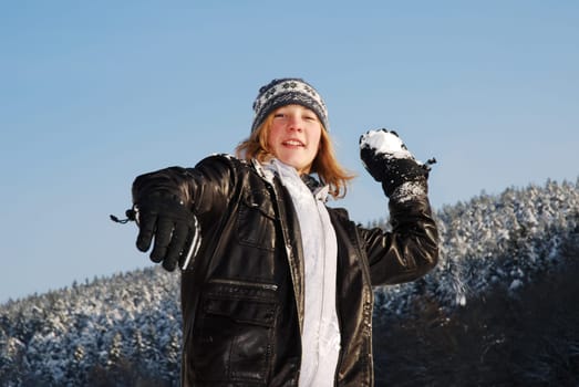 Snowball fight