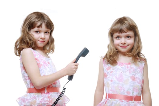 Geminis talking on the phone