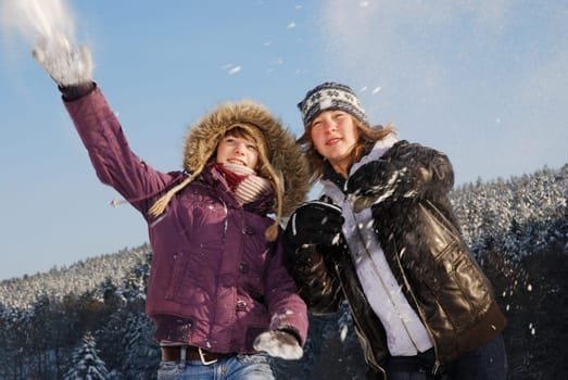 Snowball fight