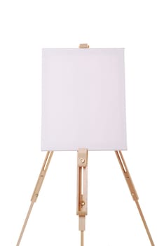 Easel with canvas