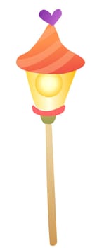 cartoon street lights