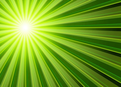 Background - Light Rays Green Black