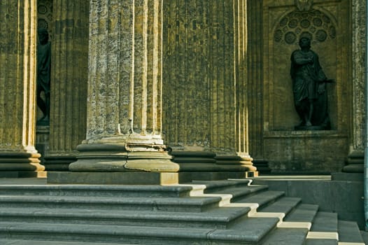 Columns and Sculptures