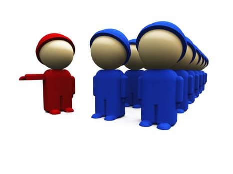 Die Truppe Blau Rot 08
