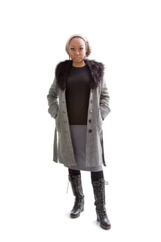 Winter fashion woman