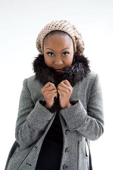 Winter fashion woman
