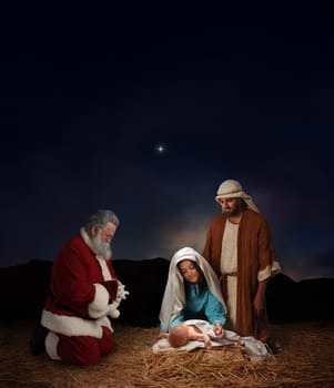 Christmas Nativity with Wise Men