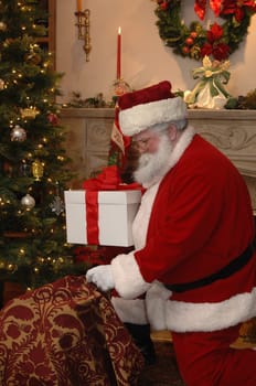 Santa and Christmas Tree