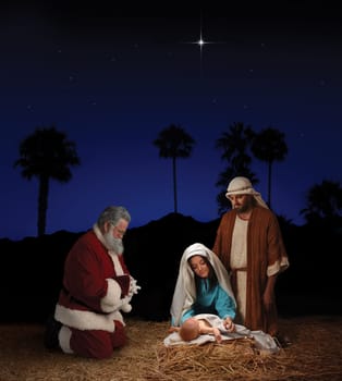Christmas Nativity with Wise Men