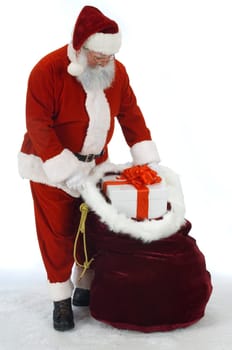 Santa and Christmas gifts