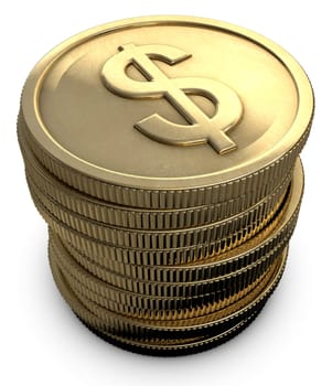 Stacked Coins