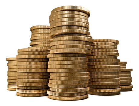 Stacked Coins