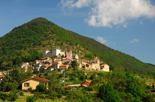 View au Mostuéjouls Aveyron,France