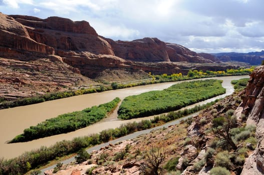 Moab Portal View of Colorado River