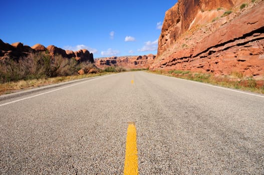Desert Canyon Highway along Colorado River