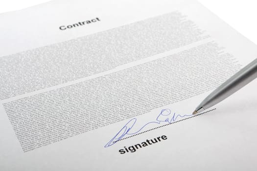 Sign the contract