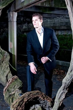 Handsome man standing