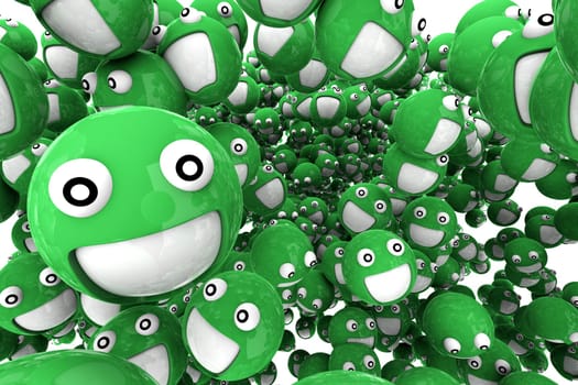 Green Smilies